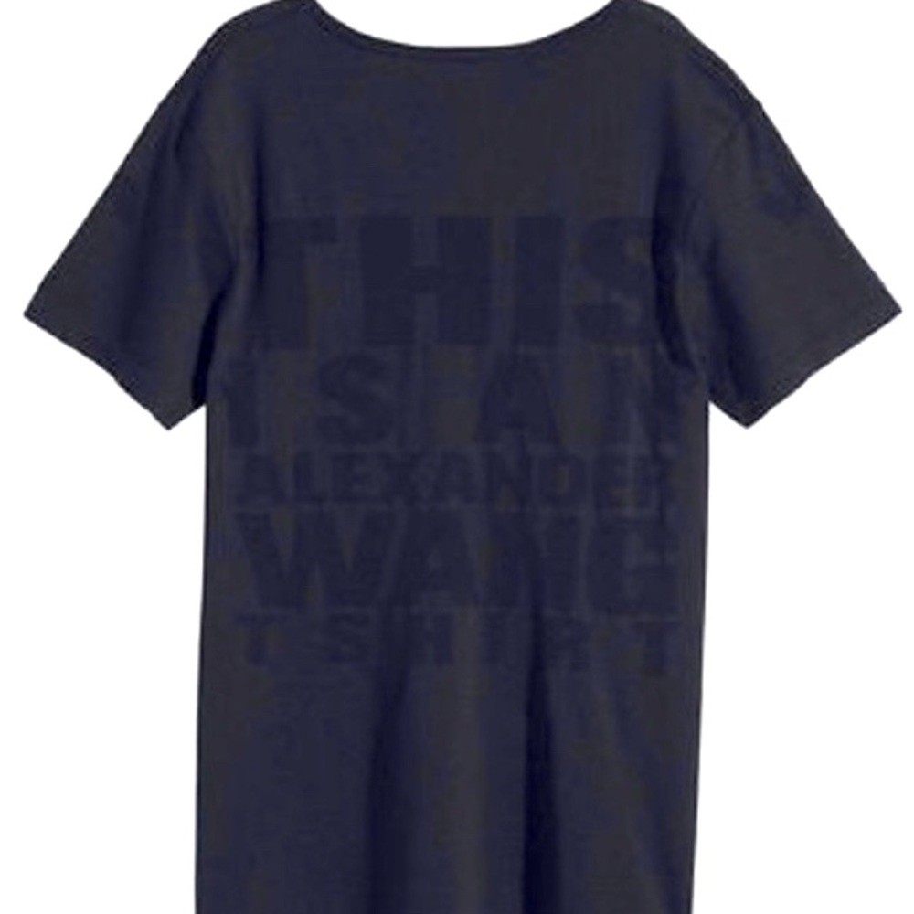 H&M Alexander Wang Short Sleeve V-Neck Tshirt Sz S